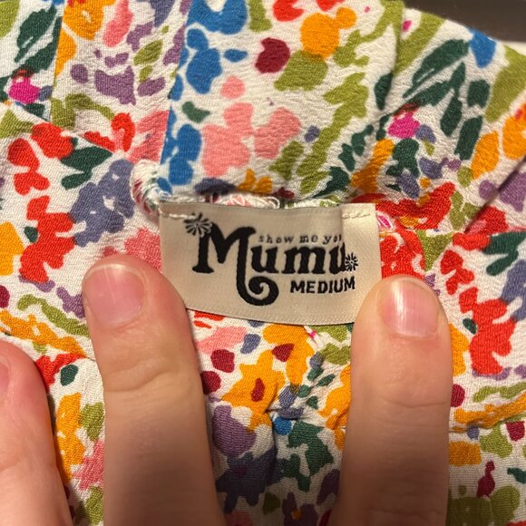 Show Me Your Mumu Floral Ruffle Tiered Mini Skirt – Multicolor – Women’s M - Picture 3 of 3